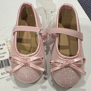 Laura Ashley Sparkling Pink Dress Shoes